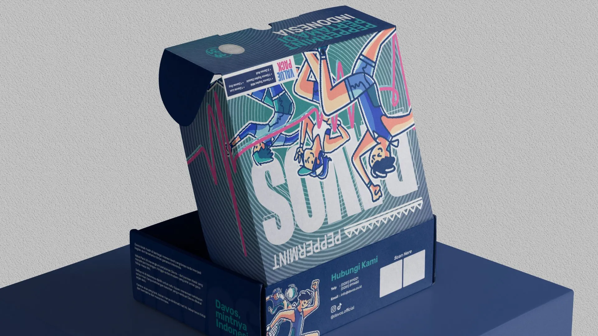 Davos · Mint Candy Branding